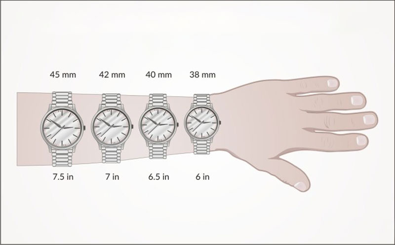 چگونه ساعت مناسب با سایز مچ دستمون انتخاب کنیم؟