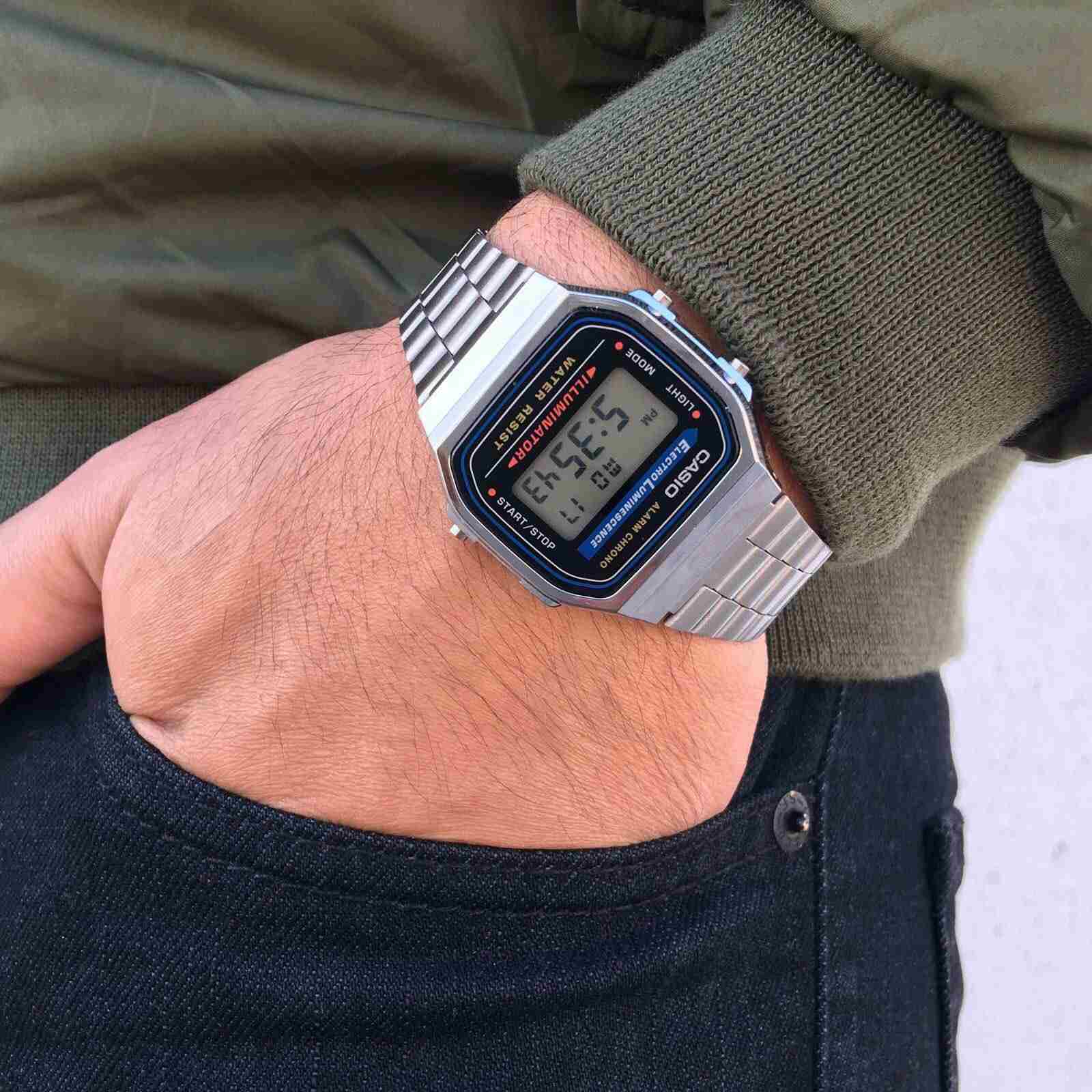 ساعت مچی مردانه کاسیو casio اورجینال مدل A168WA-1WDF