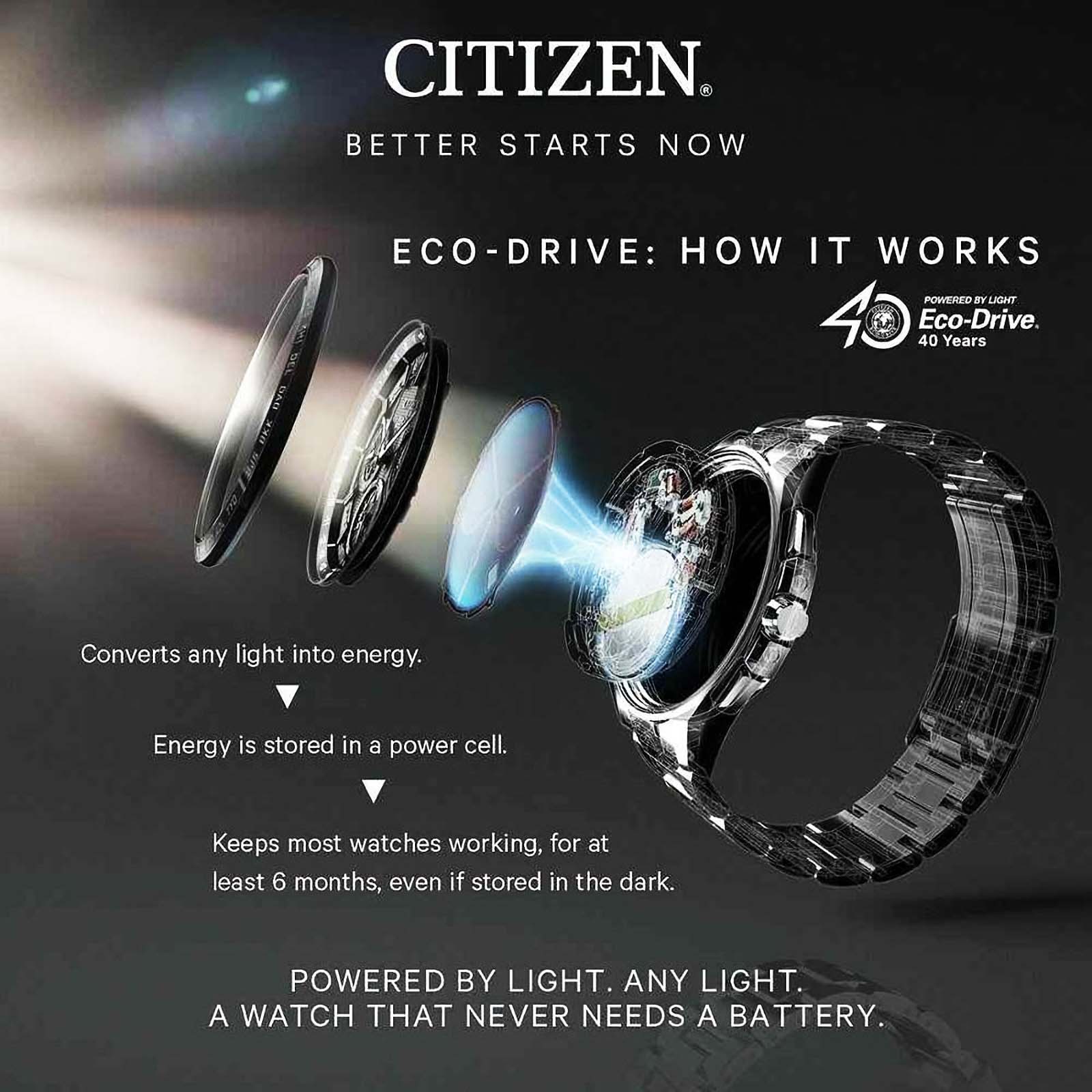 ساعت مچی مردانه سیتیزن citizen اورجینال مدل CA0790-83E