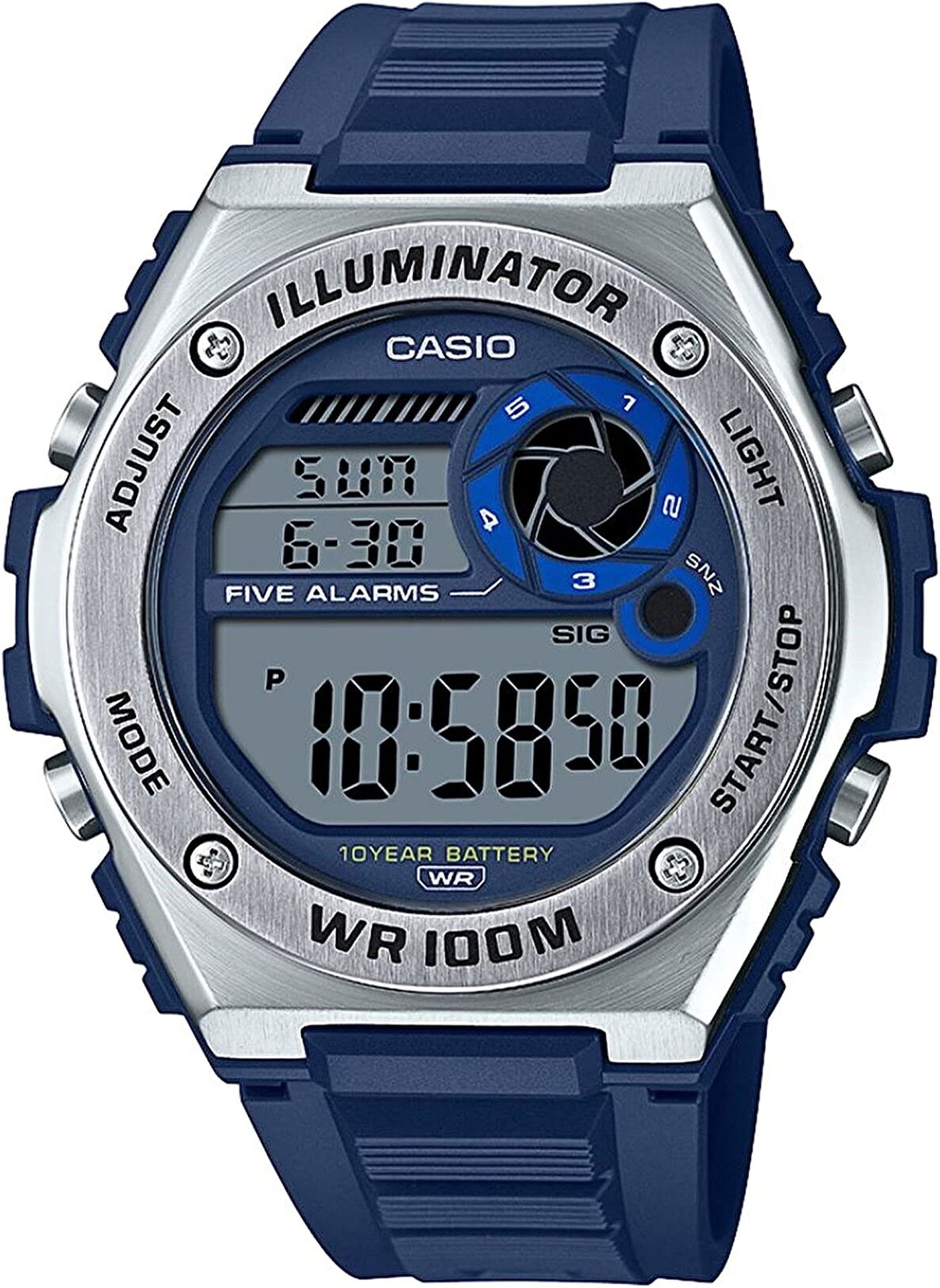 ساعت مچی مردانه کاسیو casio اورجینال مدل MWD-100H-2AVDF