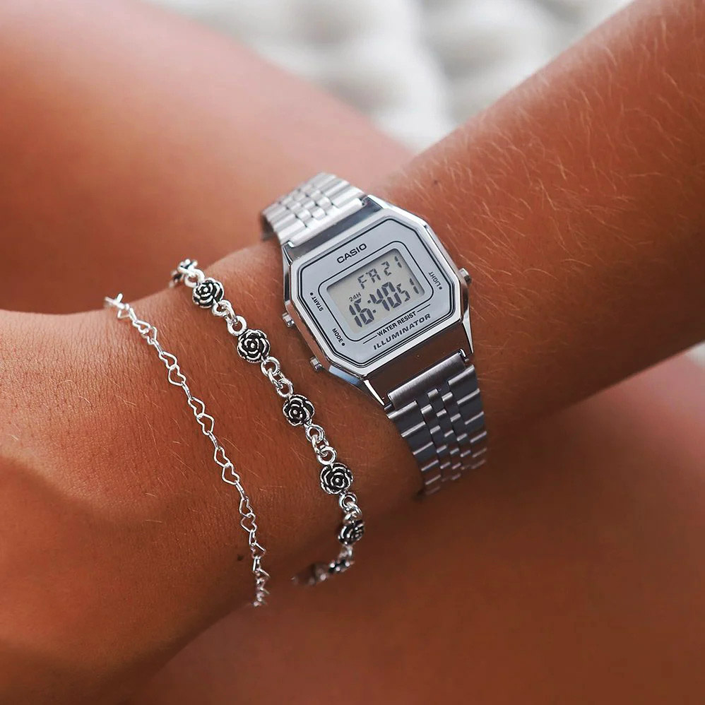 ساعت مچی زنانه کاسیو casio اورجینال مدل LA680WA-7DF