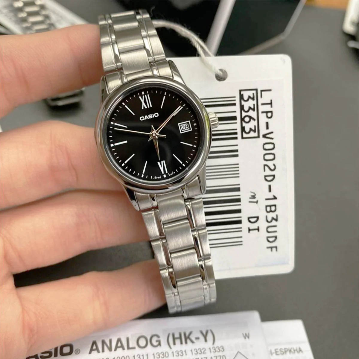 ساعت مچی زنانه کاسیو casio اورجینال مدل LTP-V002D-1B3UDF