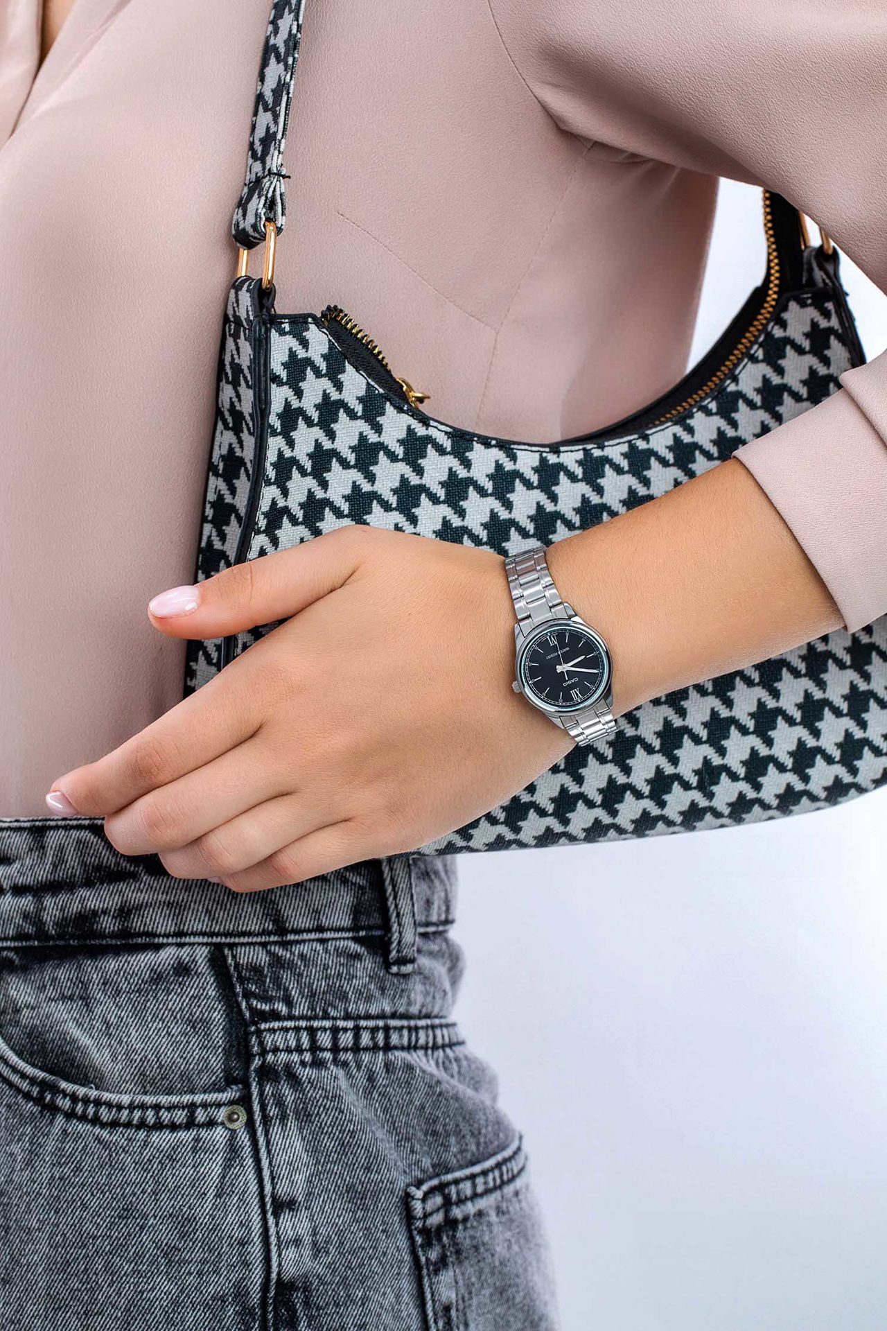 ساعت مچی زنانه کاسیو casio اورجینال مدل LTP-V005D-1B2UDF