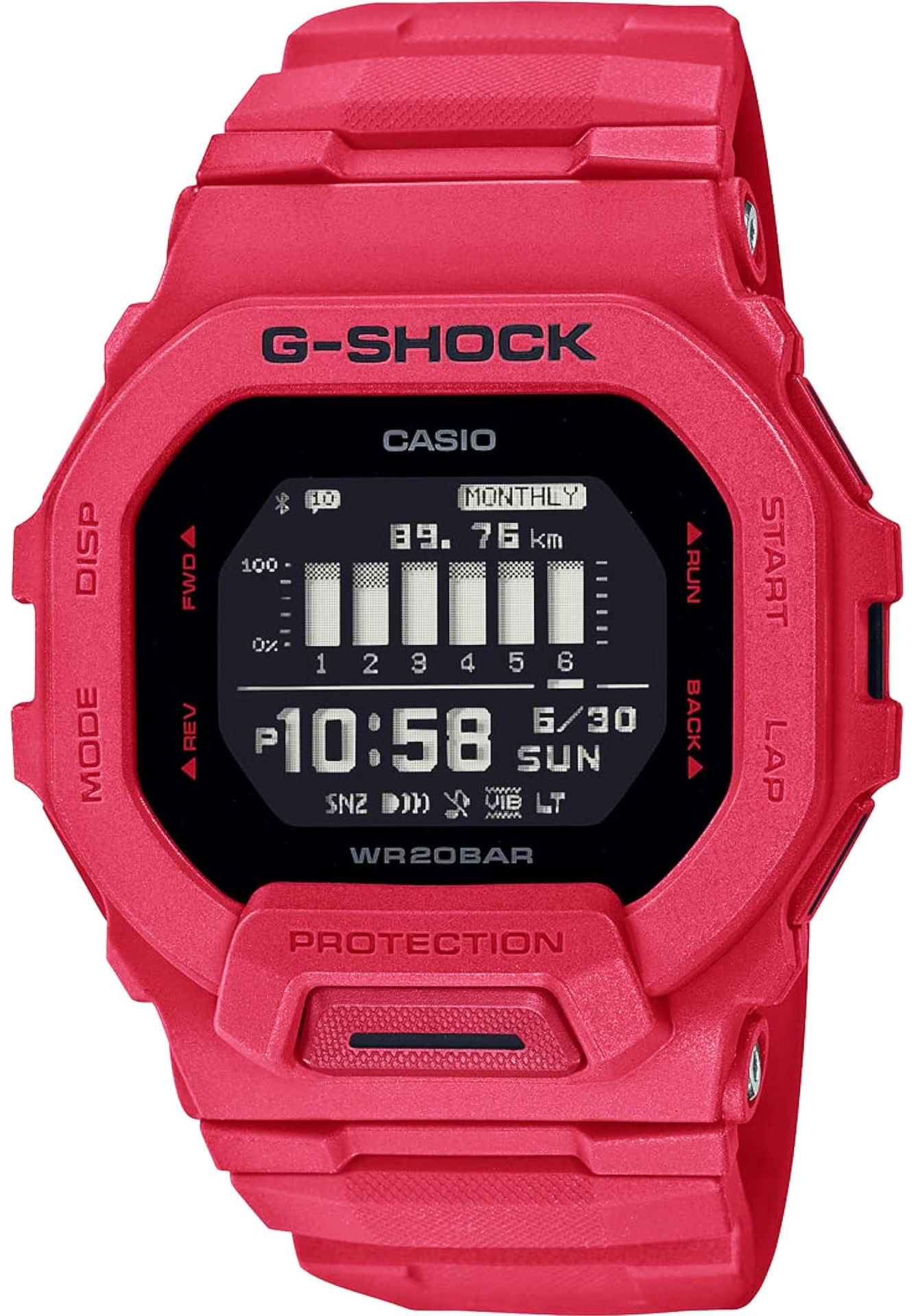 ساعت مچی مردانه کاسیو casio اورجینال مدل GBD-200RD-4DR