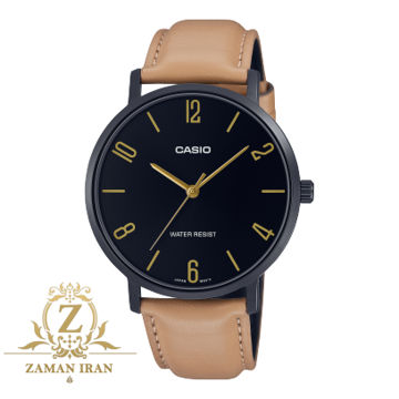 ساعت مچی مردانه کاسیو casio اورجینال مدل MPT-VT01BL-1BUDF