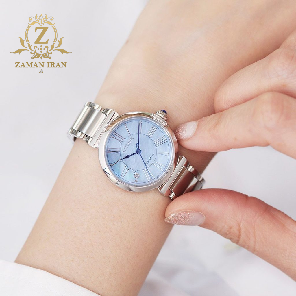 ساعت مچی زنانه سیتیزن citizen اورجینال مدل EM1060-87N