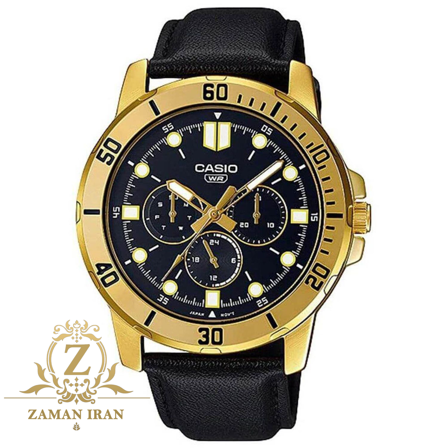 ساعت مچی مردانه کاسیو casio اورجینال مدل MTP-VD300GL-1EUDF