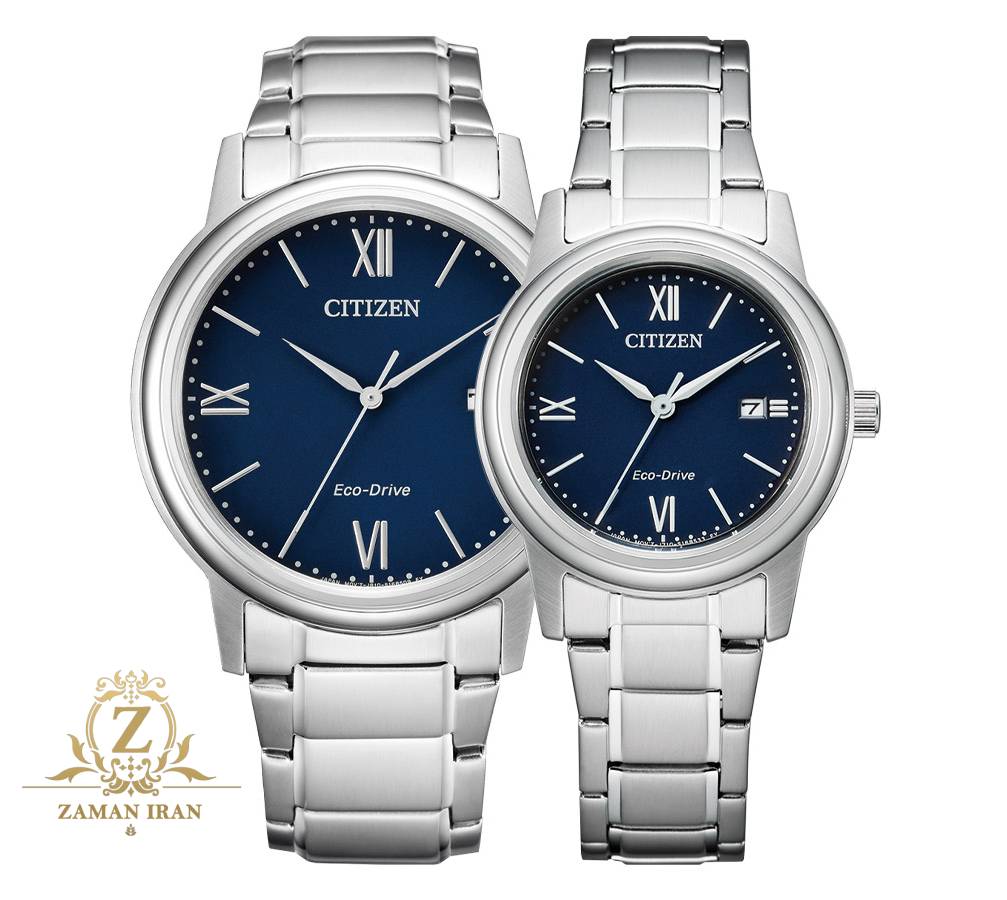 ساعت مچی ست زنانه و مردانه سیتیزن citizen اورجینال مدل AW1670-82L - FE1220-89L C