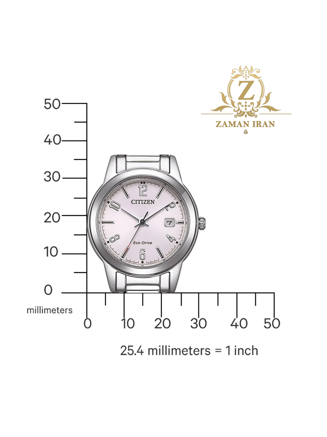 ساعت مچی زنانه سیتیزن citizen اورجینال مدل FE1241-71Z