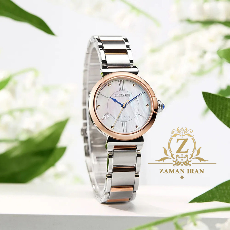 ساعت مچی زنانه سیتیزن citizen اورجینال مدل EM1074-82D