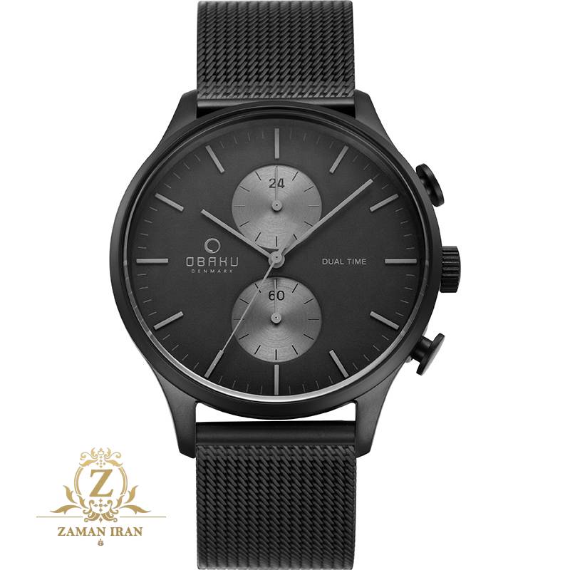 ساعت مچی مردانه اوباکو Obaku اورجینال مدل V196GUBBMB