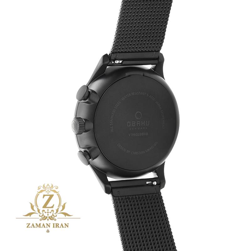 ساعت مچی مردانه اوباکو Obaku اورجینال مدل V196GUBBMB