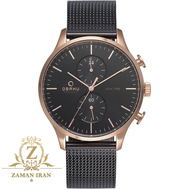 ساعت مچی مردانه اوباکو Obaku اورجینال مدل V196GUVBMB