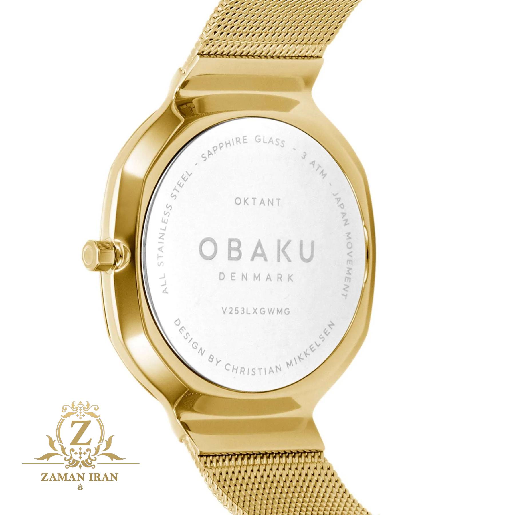 ساعت مچی زنانه اوباکو Obaku اورجینال مدل V253LXGWMG