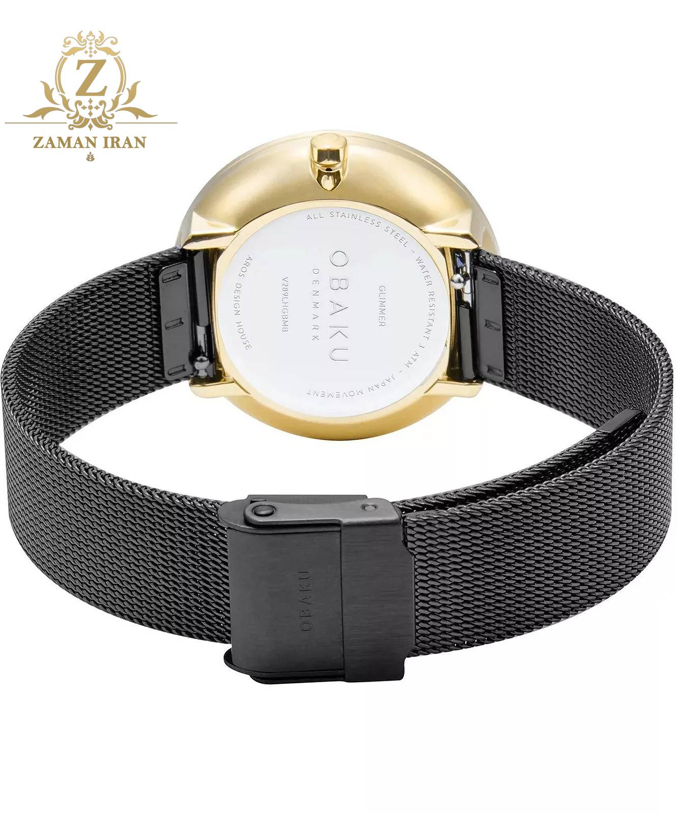 ساعت مچی مردانه اوباکو Obaku اورجینال مدل V289LHGBMB