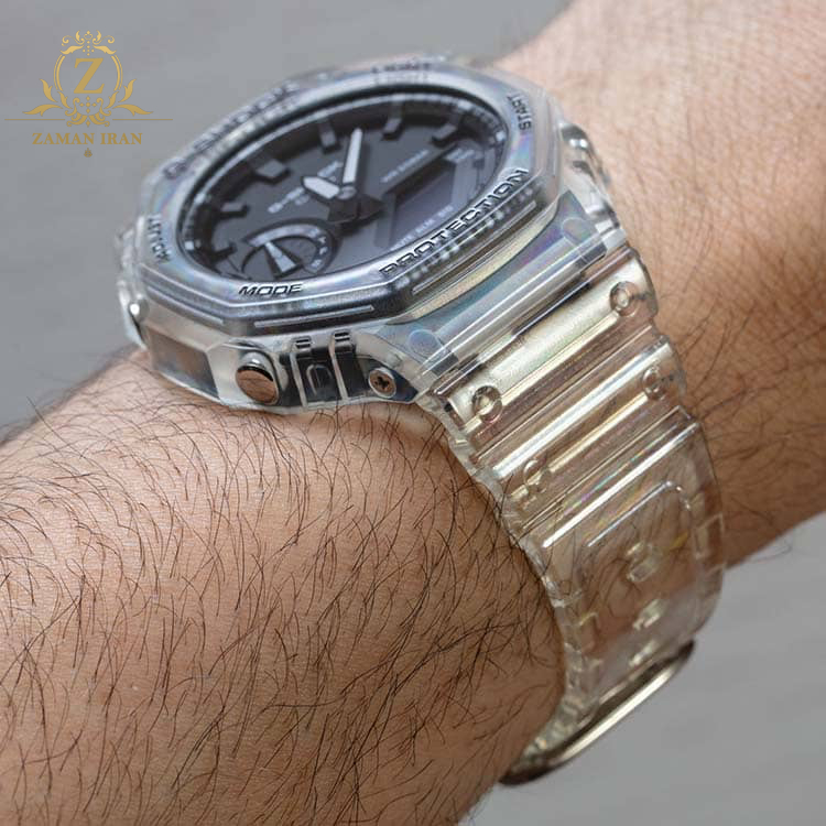 ساعت مچی مردانه کاسیو casio اورجینال مدل GA-2100SKE-7ADR