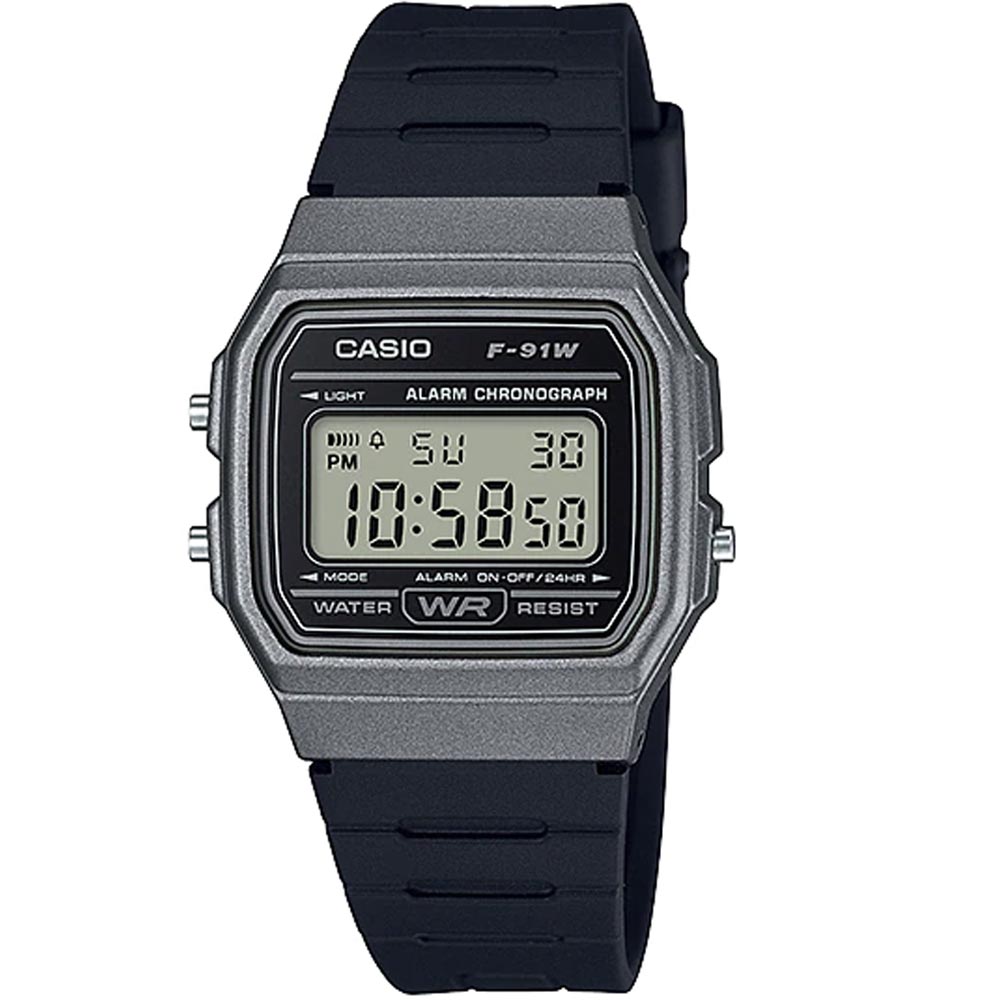 ساعت مچی زنانه و مردانه کاسیو casio اورجینال مدل F-91WM-1BDF