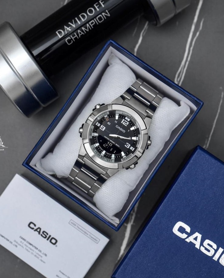 ساعت مچی مردانه کاسیو casio اورجینال مدل AMW-870D-1AVDF	