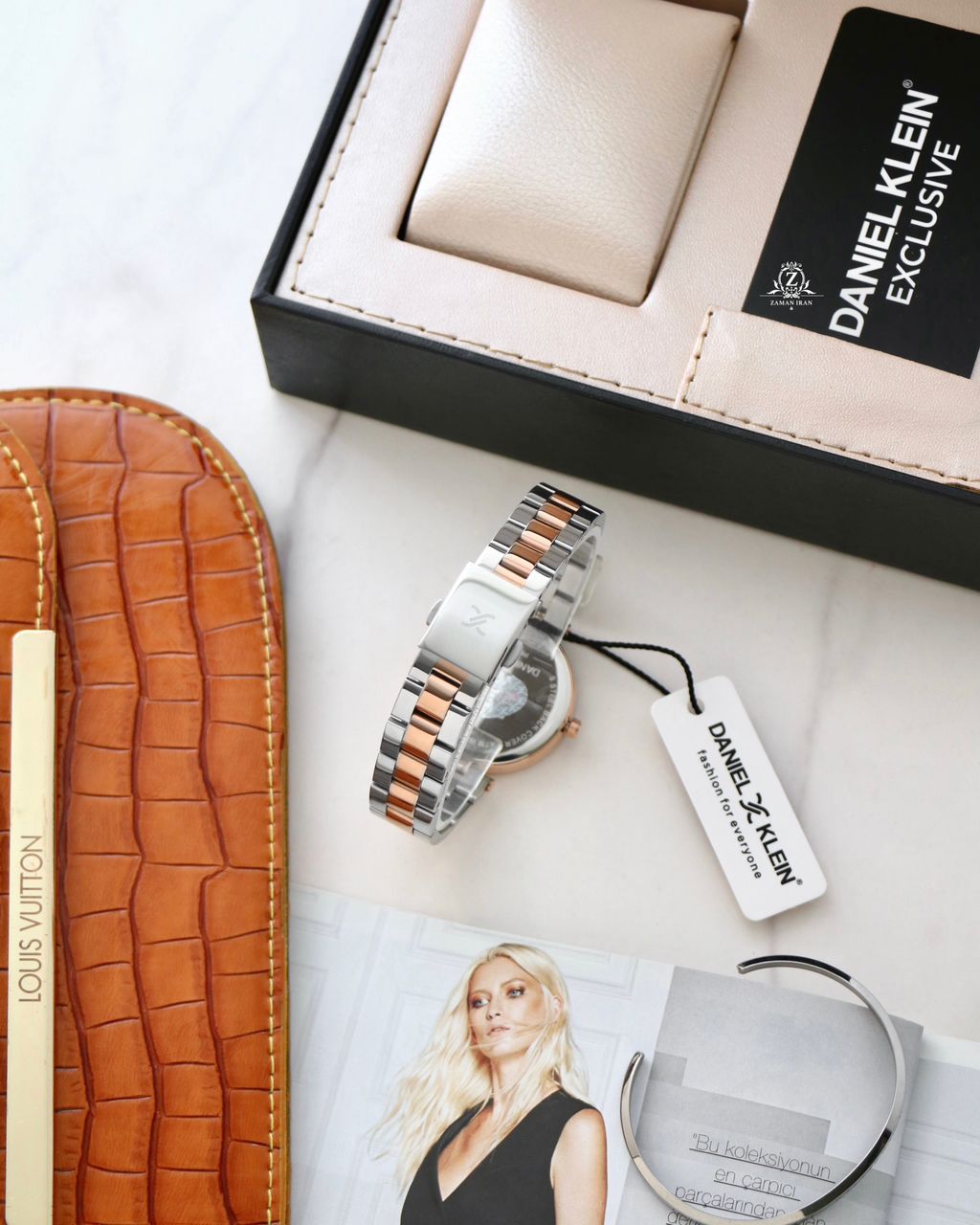 ساعت مچی زنانه دنیل کلین daniel klein اورجینال مدل dk.1.12729.2	