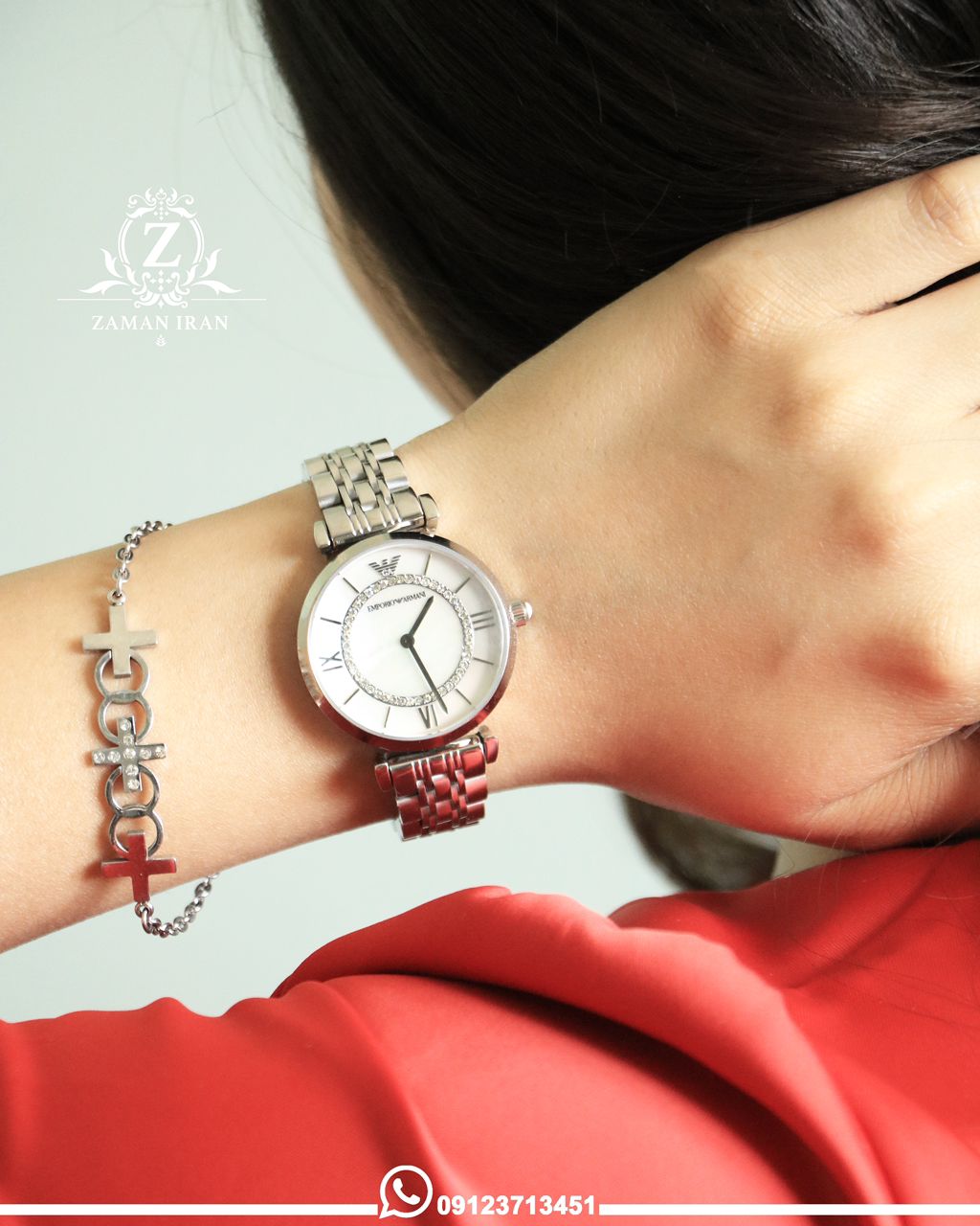 ساعت مچی زنانه امپریو آرمانی اورجینال مدل AR1908	