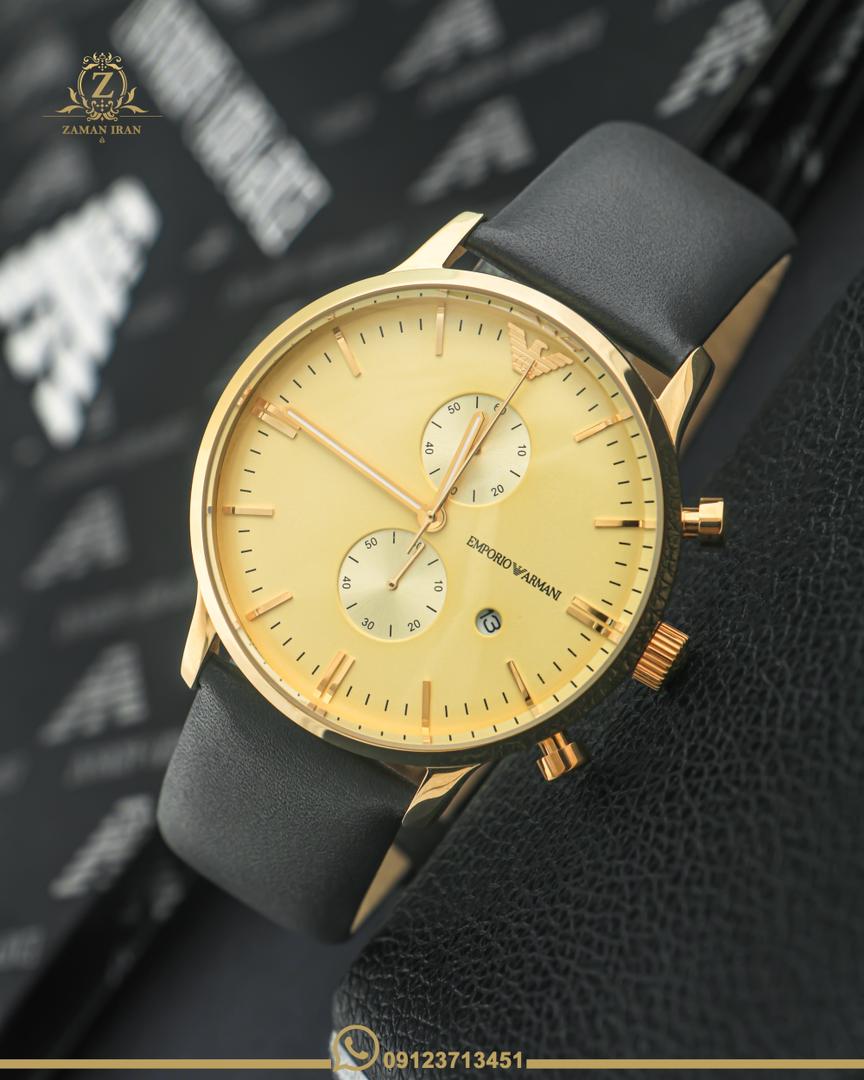 ساعت مچی مردانه امپریو آرمانی اورجینال مدل AR0386	