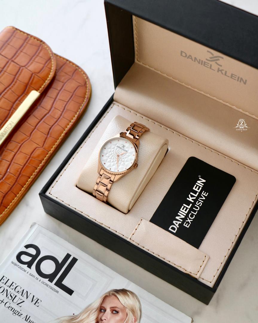 ساعت مچی زنانه دنیل کلین daniel klein اورجینال مدل DK.1.12684-3	