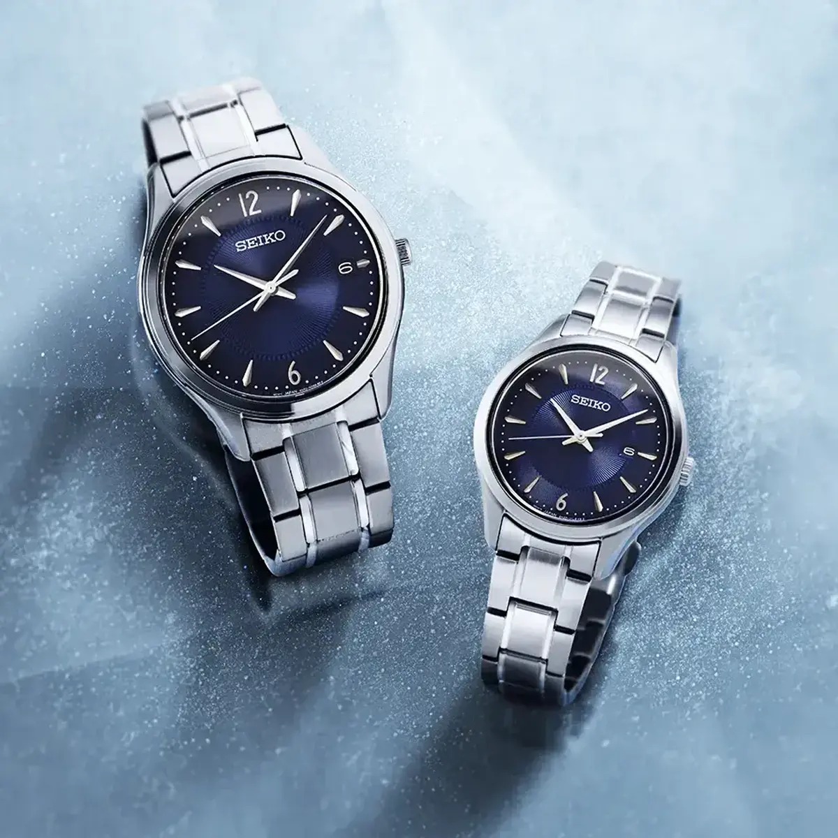 ساعت مچی ست مردانه و زنانه سیکو seiko اورجینال مدل SUR419P1 - SUR425P1