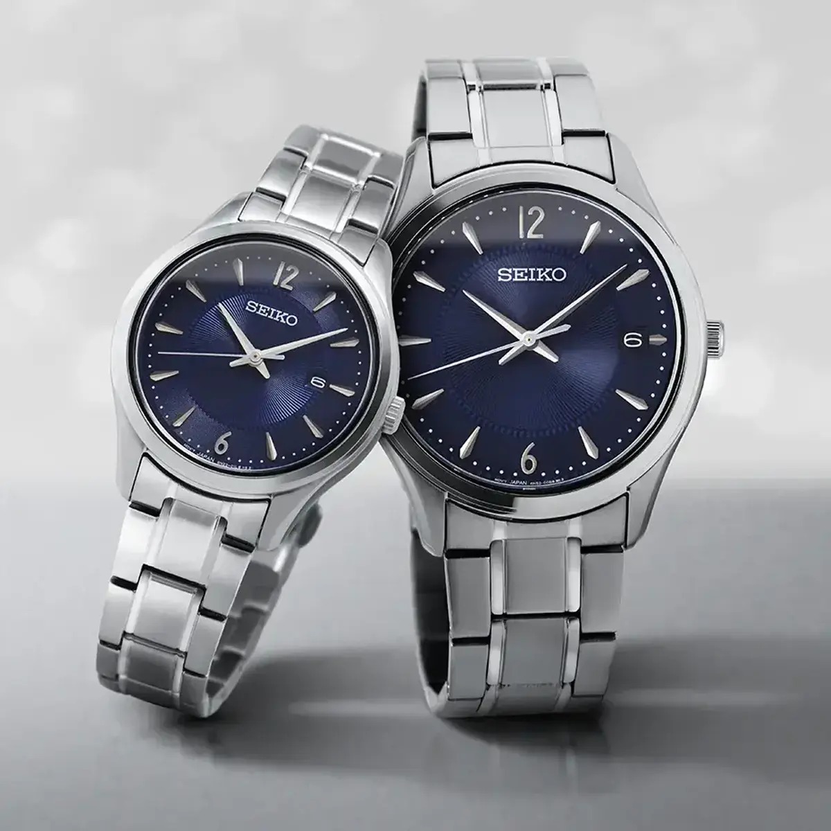 ساعت مچی ست مردانه و زنانه سیکو seiko اورجینال مدل SUR419P1 - SUR425P1