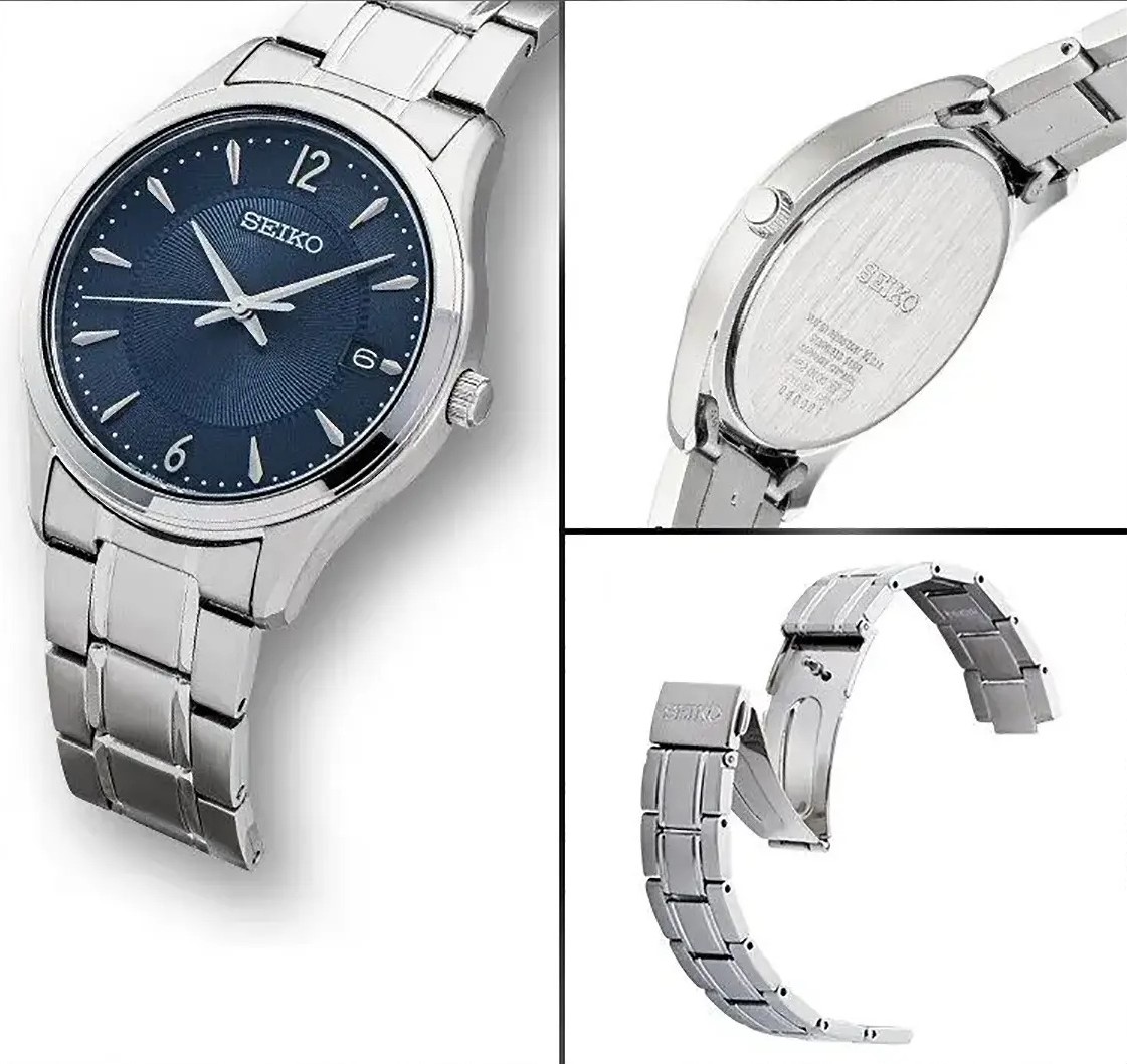 ساعت مچی ست مردانه و زنانه سیکو seiko اورجینال مدل SUR419P1 - SUR425P1