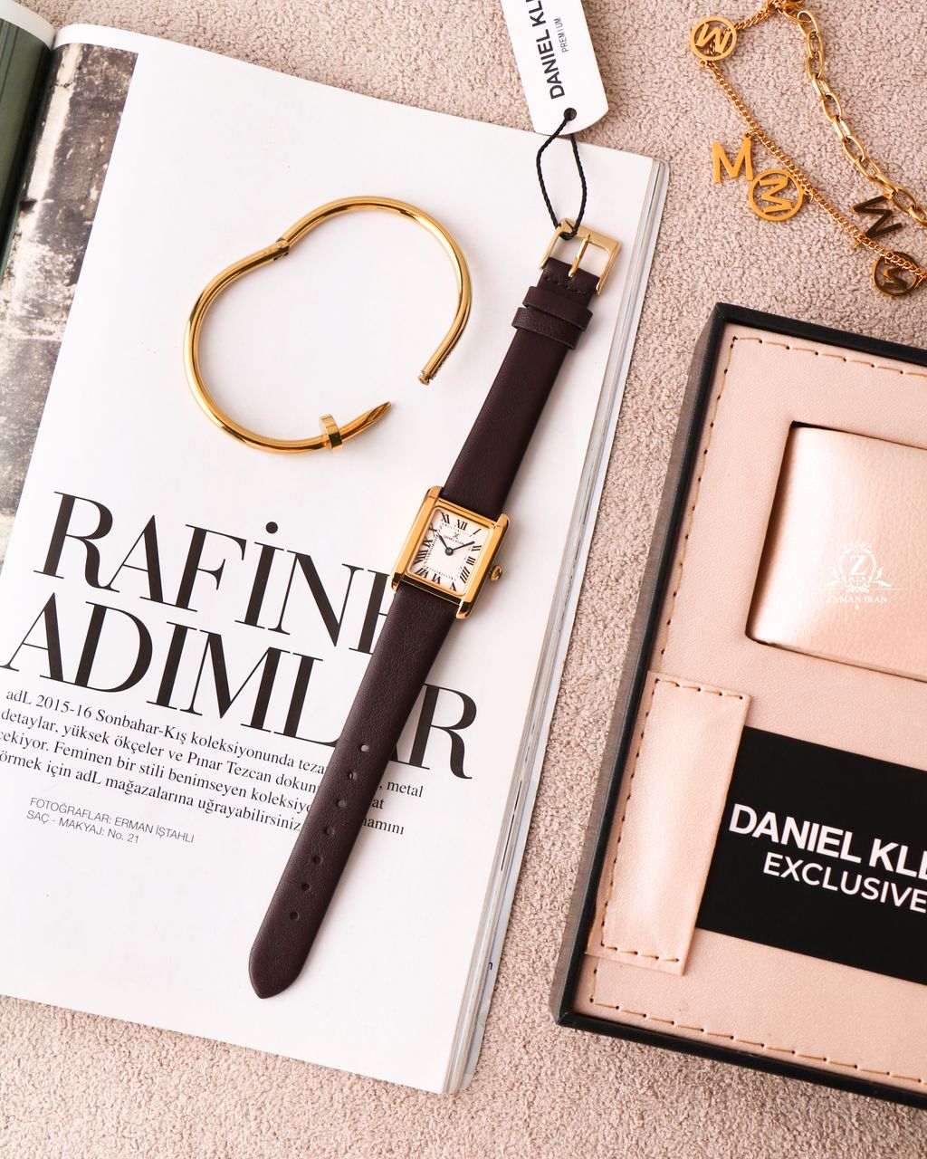ساعت مچی زنانه دنیل کلین daniel klein اورجینال مدل DK-1-13787-3