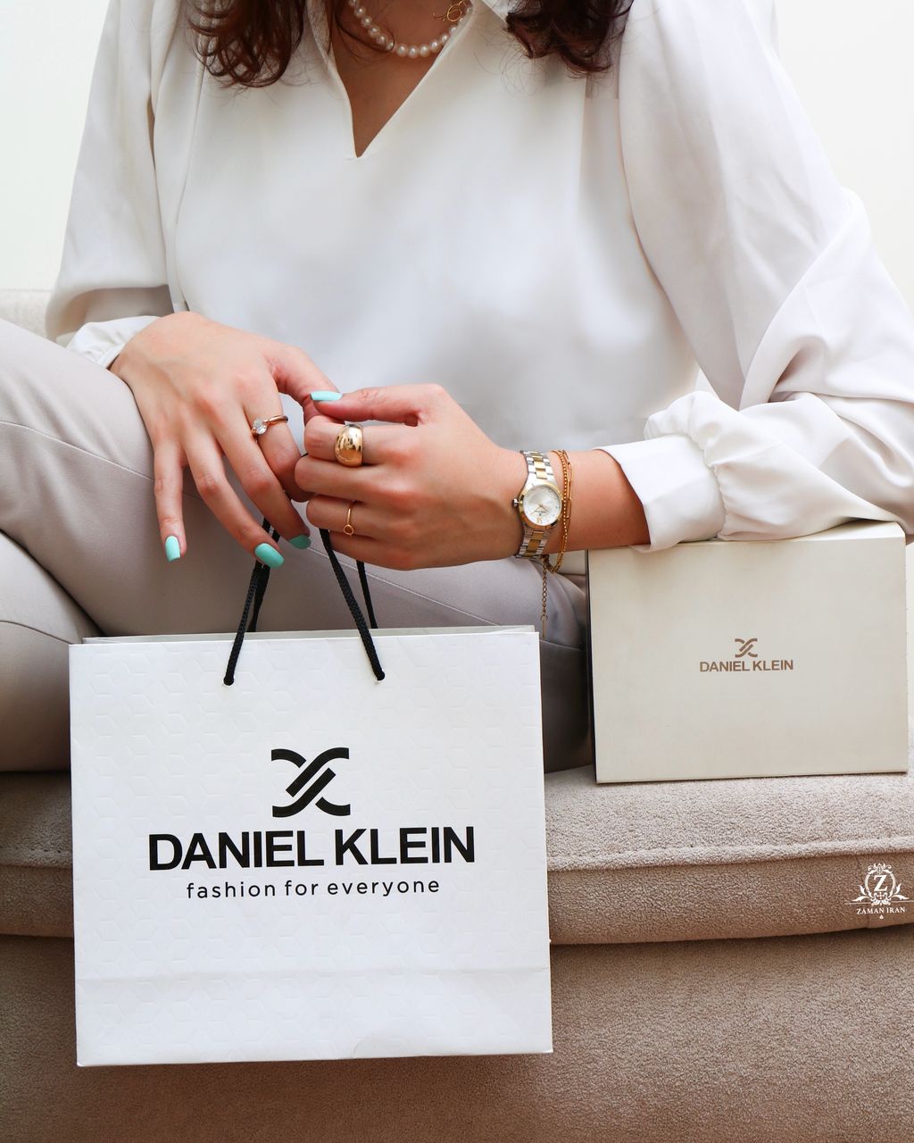 ساعت مچی زنانه دنیل کلین daniel klein اورجینال مدل DK.1.13940-4	