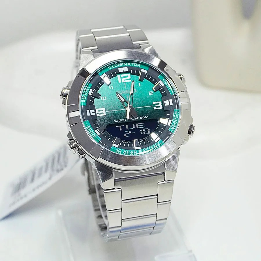 ساعت مچی مردانه کاسیو casio اورجینال مدل AMW-870DA-3AVDF