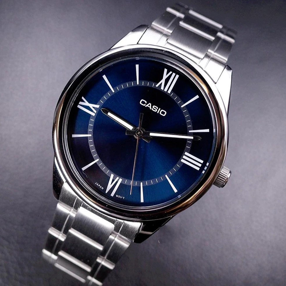 ساعت مچی مردانه کاسیو casio اورجینال مدل MTP-V005D-2B5UDF