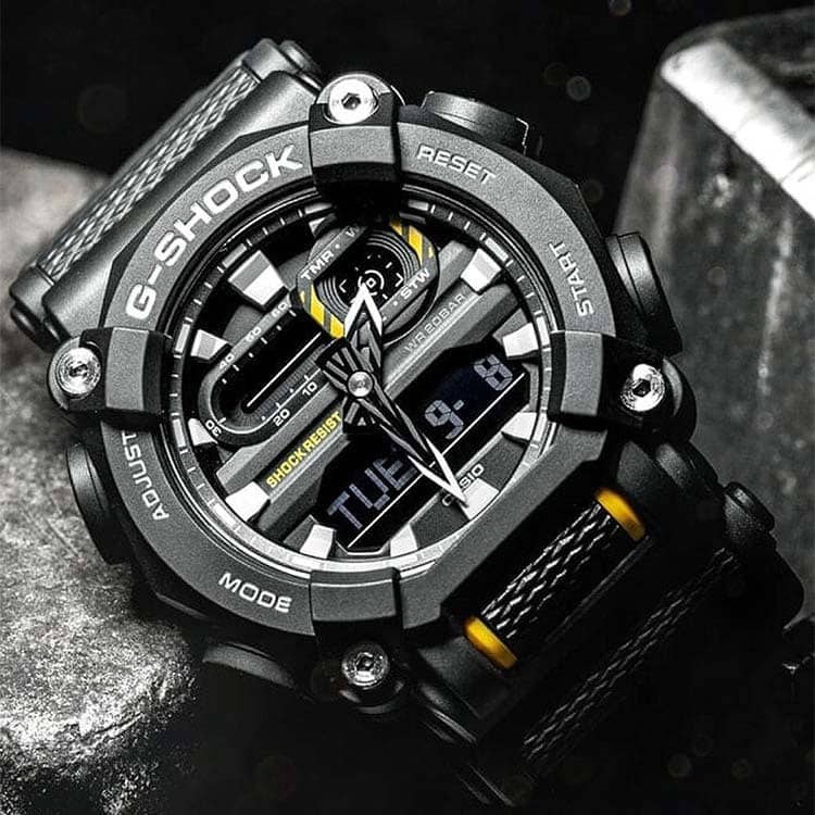 ساعت مچی مردانه کاسیو casio اورجینال مدل GA-900-1ADR