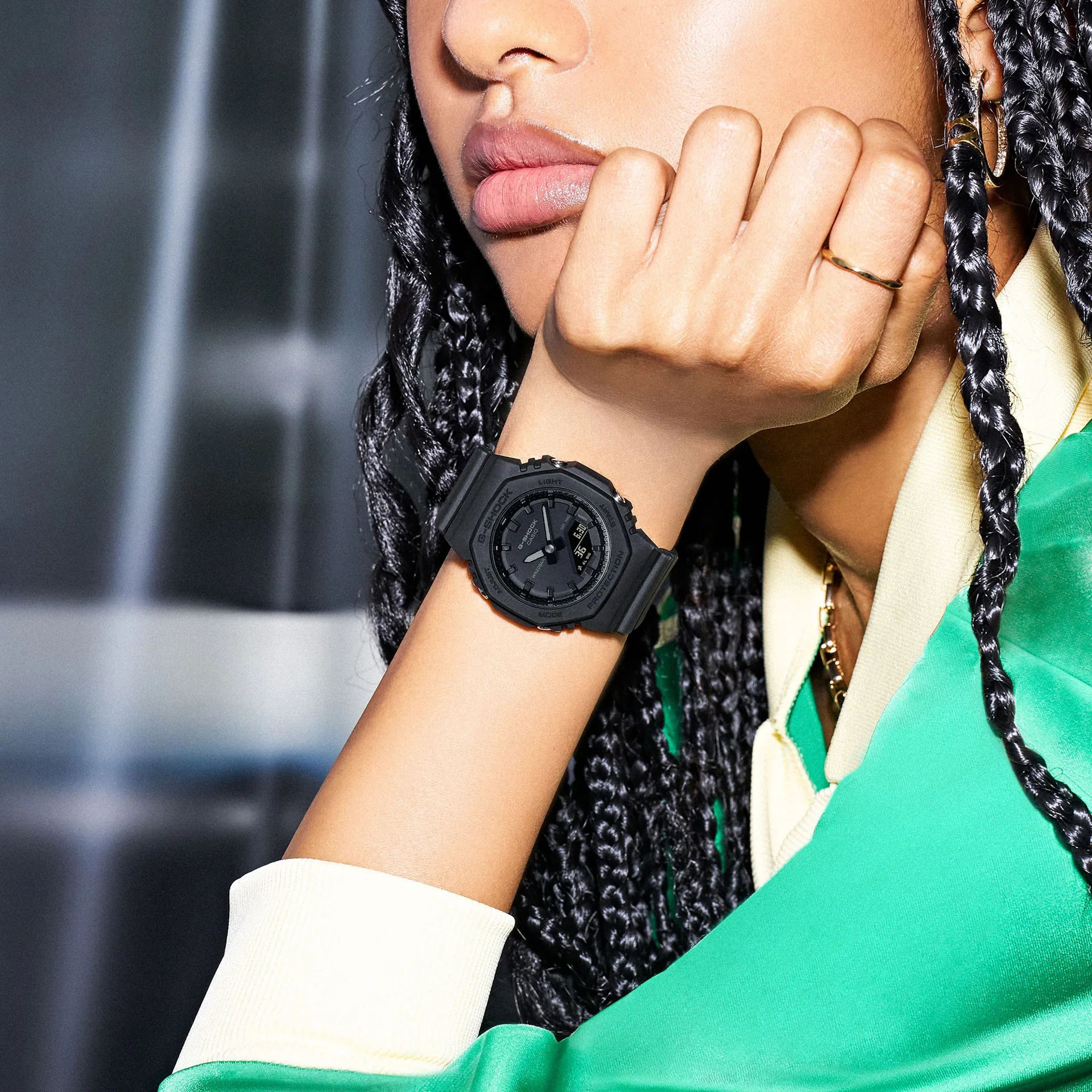 ساعت مچی زنانه کاسیو casio اورجینال مدل GMA-P2100BB-1A