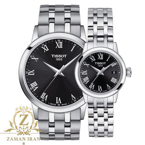 ساعت مچی ست مردانه و زنانه تیسوت Tissot اورجینال مدل T129.410.11.053.00