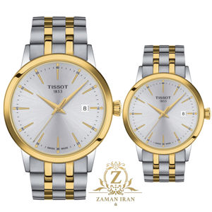 ساعت مچی ست مردانه و زنانه تیسوت Tissot اورجینال مدل T129.410.22.031.00