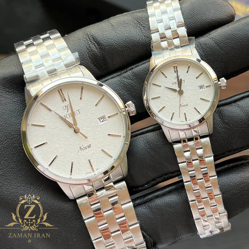 ساعت مچی ست مردانه و زنانه ویولت Violet اورجینال مدل B32752C/111