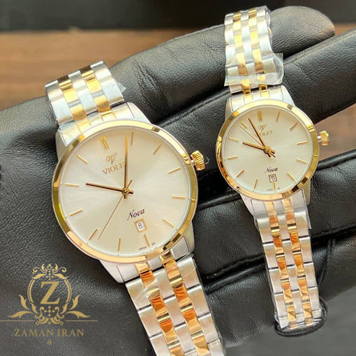 ساعت مچی ست مردانه و زنانه ویولت Violet اورجینال مدل B32750C/818