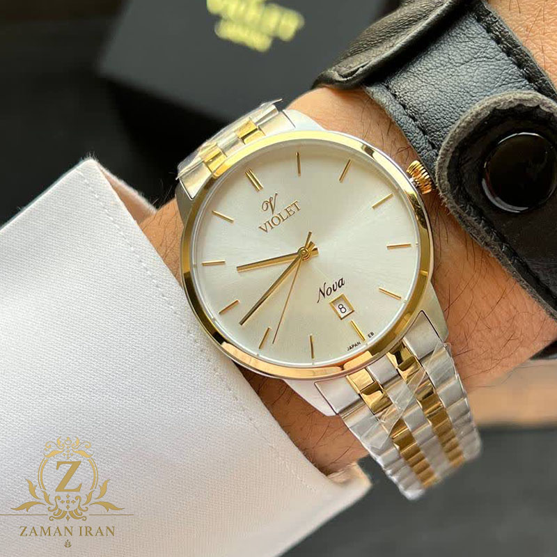 ساعت مچی ست مردانه و زنانه ویولت Violet اورجینال مدل B32750C/818