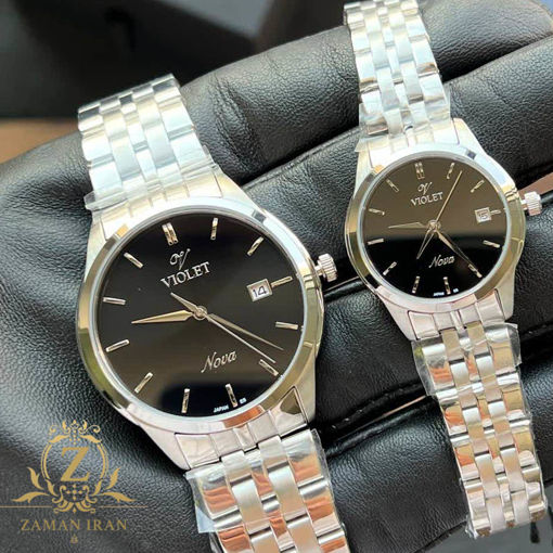 ساعت مچی ست مردانه و زنانه ویولت Violet اورجینال مدل B32768C/131