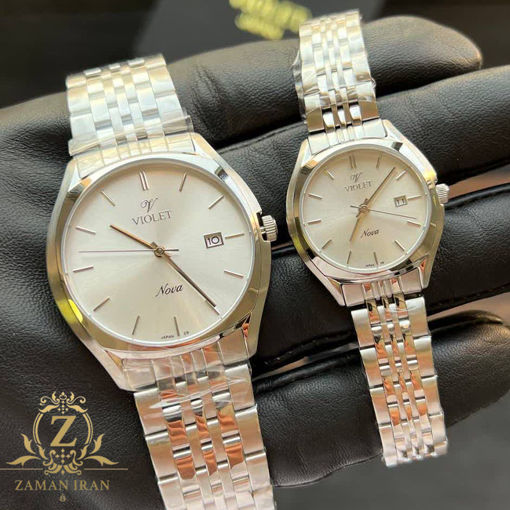 ساعت مچی ست مردانه و زنانه ویولت Violet اورجینال مدل B32756C/111