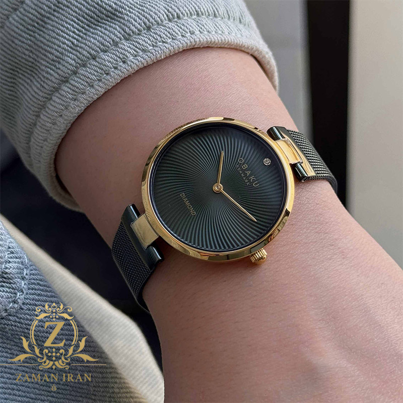 ساعت مچی زنانه اوباکو Obaku اورجینال مدل V256LXGEME