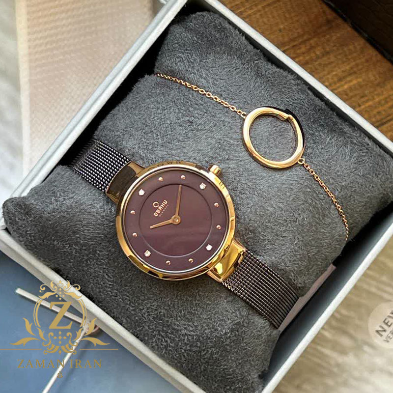 ساعت مچی زنانه اوباکو Obaku اورجینال مدل V187LXVNMN