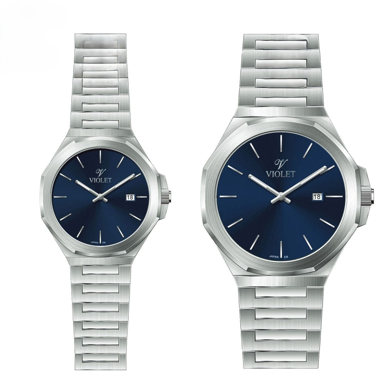 ساعت مچی ست مردانه و زنانه ویولت Violet اورجینال مدل B0623G/151