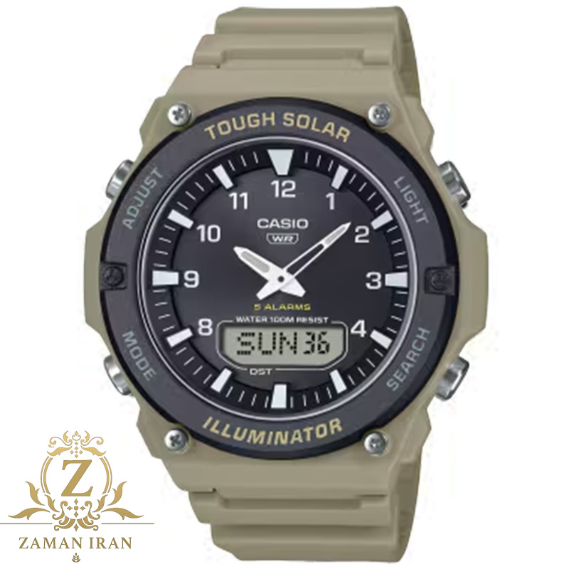 ساعت مچی مردانه کاسیو  casio اورجینال مدلAQ-S820W-5AVDF