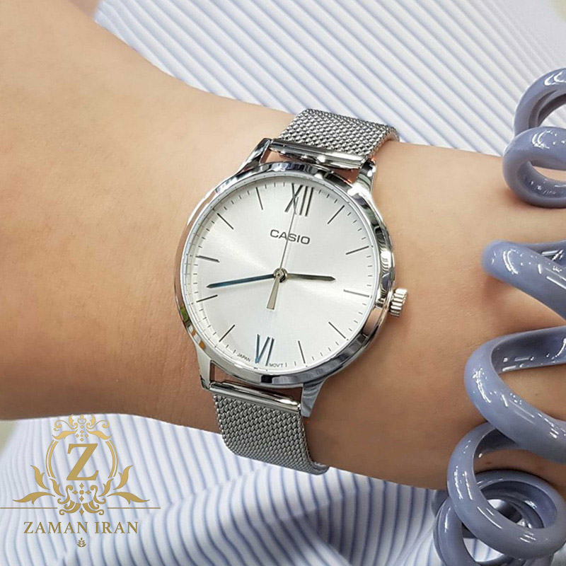ساعت مچی زنانه کاسیو  casio اورجینال مدلLTP-E157M-7ADF