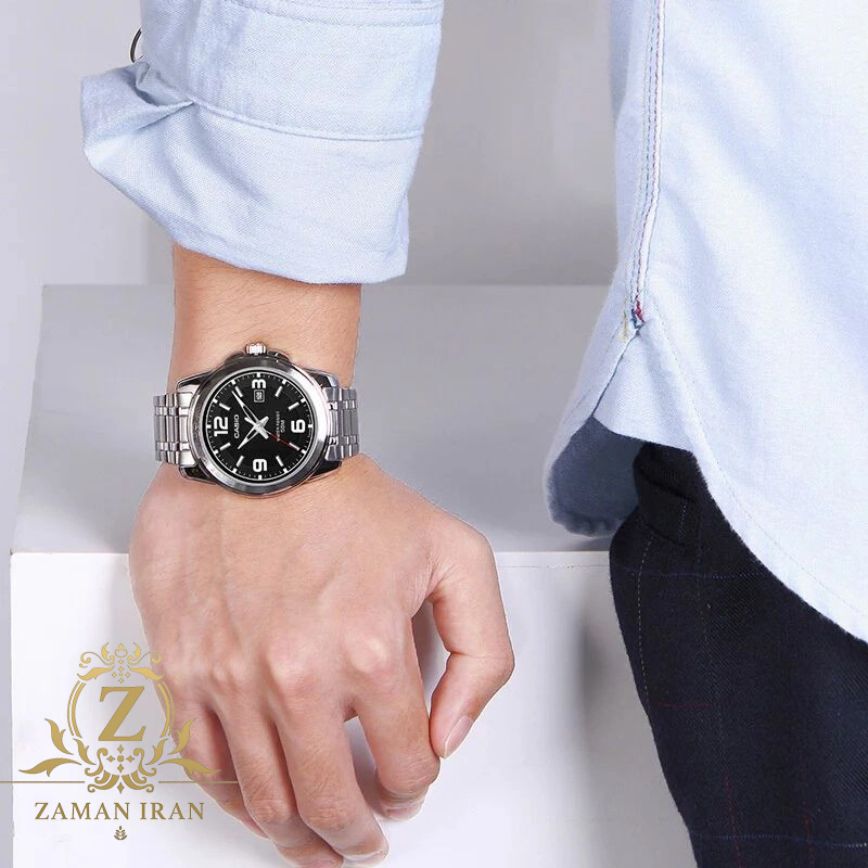 ساعت مچی مردانه کاسیو  casio اورجینال مدلMTP-1314D-1AVDF