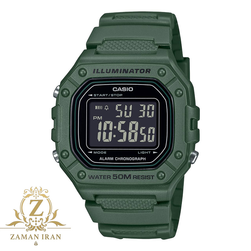 ساعت مچی مردانه کاسیو  casio اورجینال مدل W-218H-3BVDF