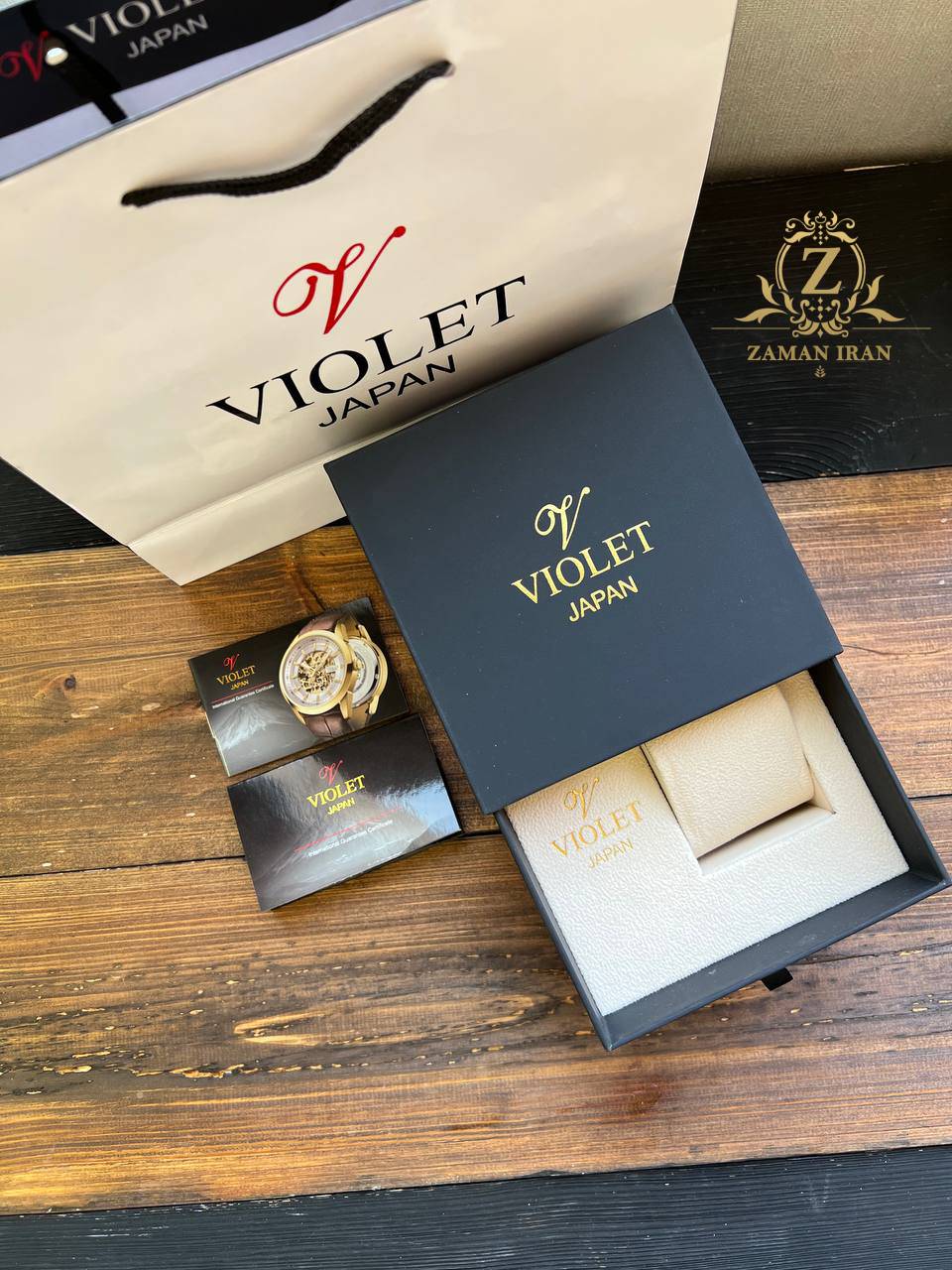 ساعت مچی ست مردانه و زنانه ویولت Violet اورجینال مدل b32760g/111 C